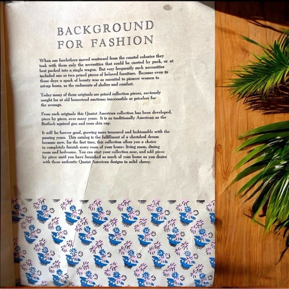 VINTAGE Quaint American Furniture & Home Accessories Catalog Pamphlet - Picture 11 of 13